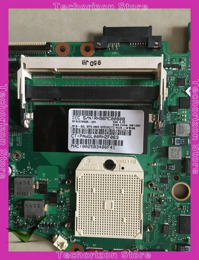 Материнская плата для ноутбука HP 574506 001 4515S 4416S 100% протестированная Гарантия 60