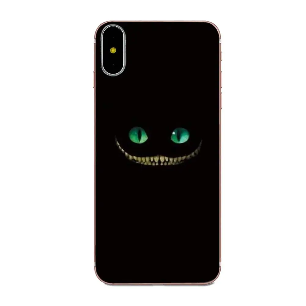 Алиса в стране чудес кошка для Galaxy J1 J2 J3 J330 J4 J5 J6 J7 J730 J8 2015 2016 2017 2018 мини Pro Мягкий ТПУ