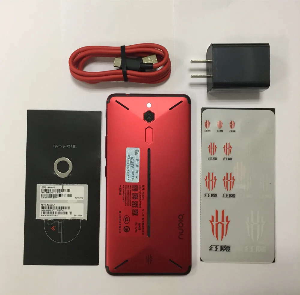 Nubia Red Magic Game смартфон с 6 дюймовым дисплеем ОЗУ 8 Гб ПЗУ 128 ГБ 24 Мп + Android 1 4G|Смартфоны|