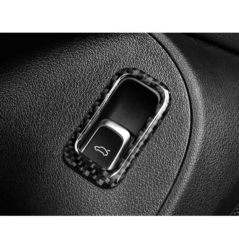 FOR AUDI Q5 CARBON FIBER CAR TRUNK SWITCH BUTTON FRAME TRIM STICKER | Автомобили и мотоциклы
