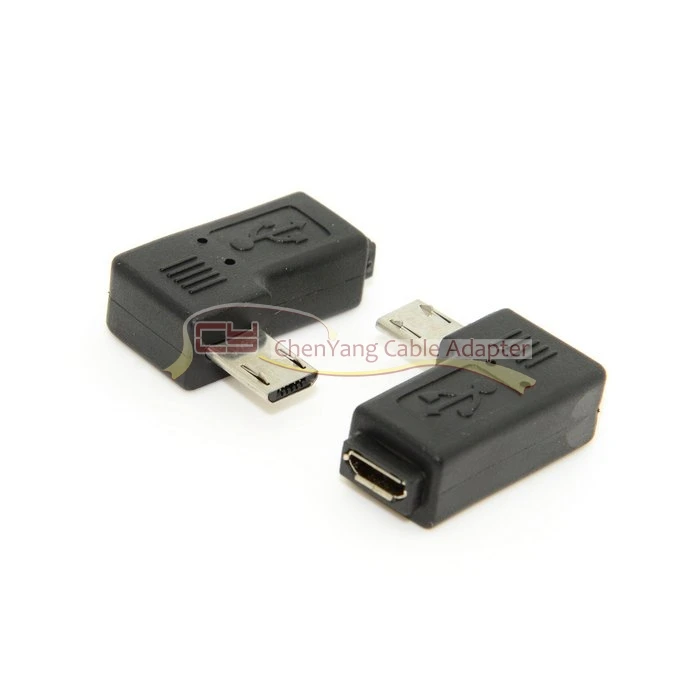 Кабель CY 9 мм Длинный соединитель 90 градусов левый Угловой Micro USB 2,0 5pin папа-мама M-F удлинитель адаптер