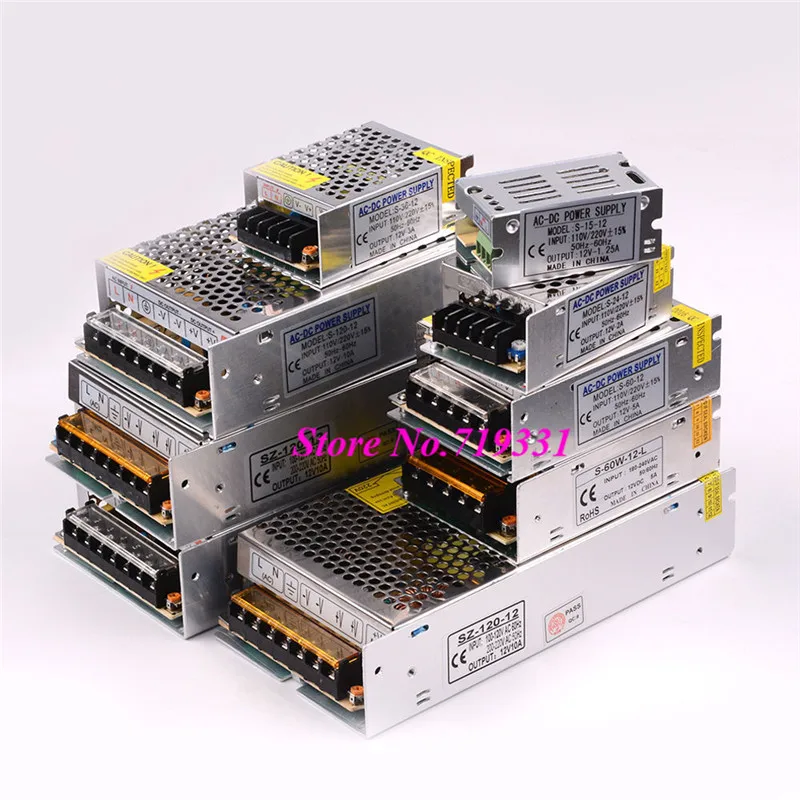 AC 110 В 220 в к DC 5 12 24 48 адаптер питания для светодиодных полосок|adapter for led|supply 12vled power