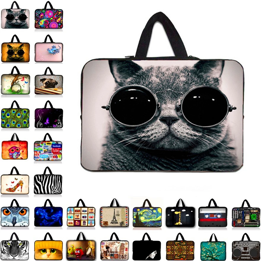 9.7 10.1 11.6 12 13 13.3 14 15 15.4 15.6 17.3 17.4 Customized Laptop Bag Sleeve Case for MacBook Samsung Lenovo Dell hp acer #F