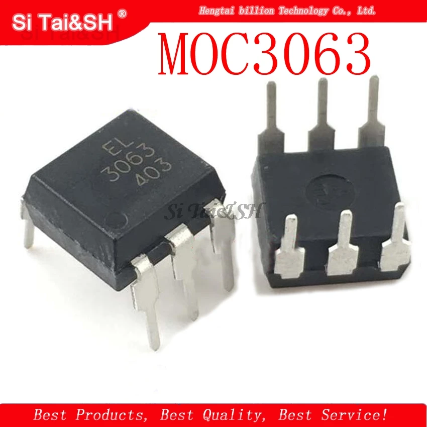 10pcs/lot MOC3063 DIP6 DIP new and original IC | Электронные компоненты и принадлежности