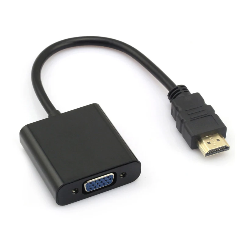 Совместимому с HDMI к VGA видео конвертер адаптер кабель 1080P четкое экран адаптера