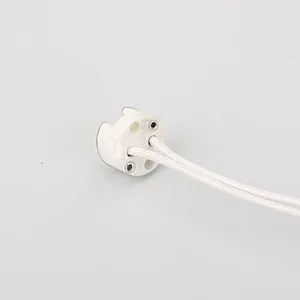 MR16 MR11 G4 G6.35 розетка светодиодная галогенная лампа держатель керамический провод 20 см Разъем 10 шт.лот