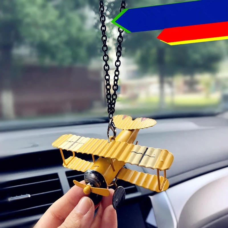 Классическая Подвеска для автомобиля металлический самолёт украшение интерьера