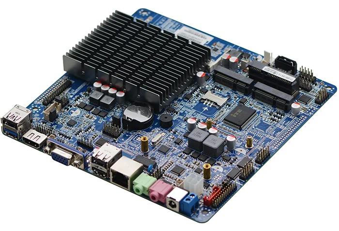 Безвентиляторная Материнская плата Intel Celeron Baytrail J1900 2 0 ГГц четырехъядерный мини