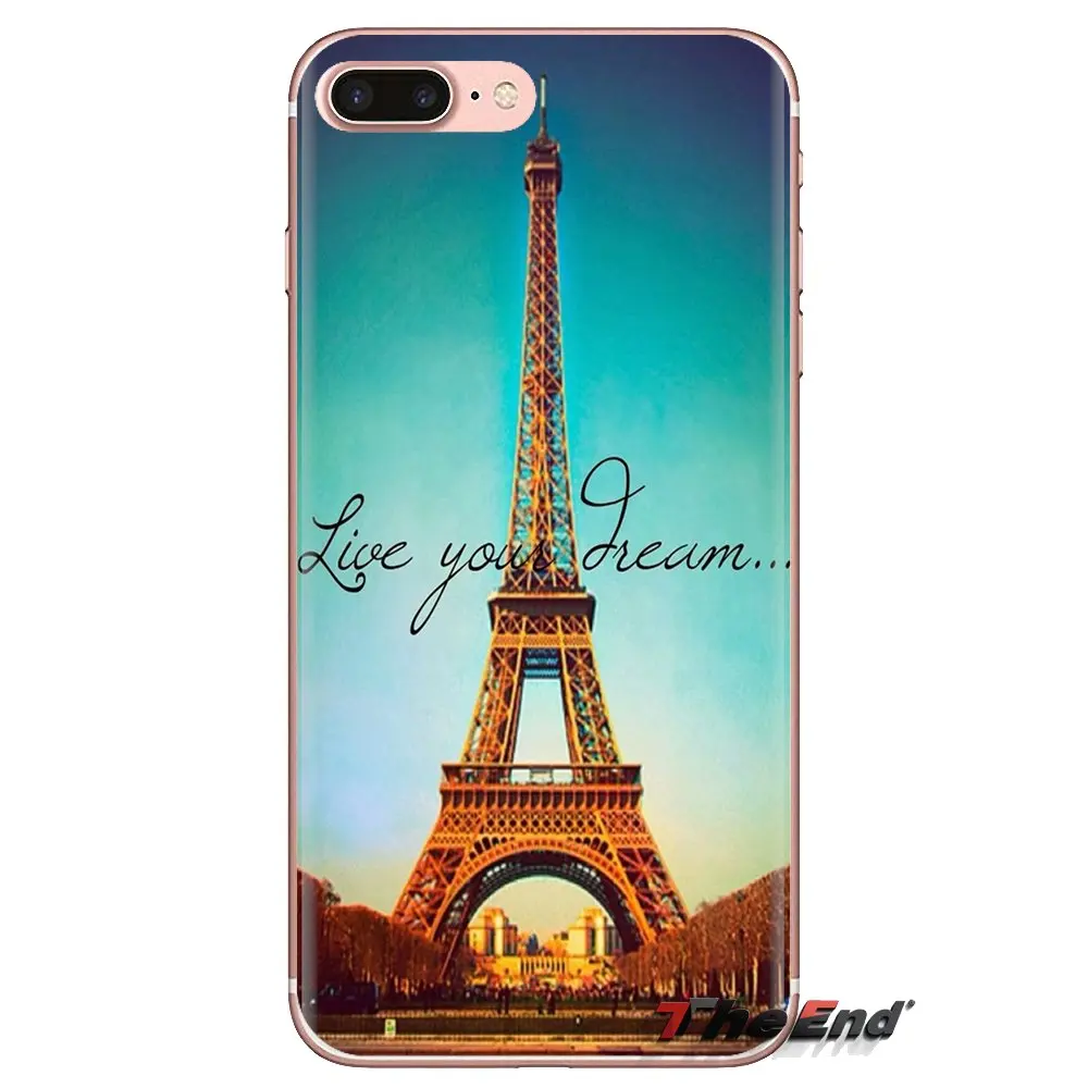 Париж обои для Xiaomi Mi3 Samsung A10 A30 A40 A50 A60 A70 Galaxy S2 Note 2 Grand Core Prime прозрачные мягкие чехлы