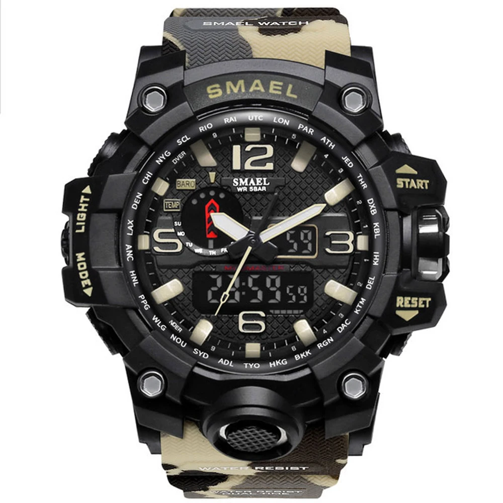 

2018 Hot Sell Luxury Brand Mens Sports Watches Swim Digital LED Military Watch Men Fashion Casual Electronics Clock Wristwatches
