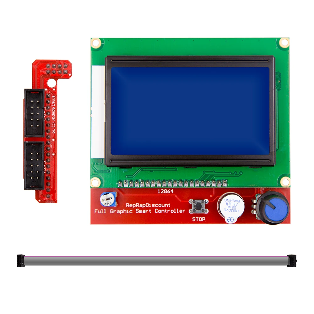 Комплект 3D принтера с ЧПУ для Arduino Mega 2560 R3 + RAMPS 1 4 контроллер ЖК дисплей 12864 6
