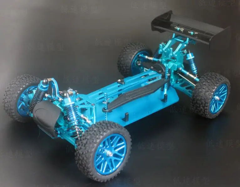 

HSP Rc Car 1/10 Electric Power Remote Control Car 94107 4wd Off Road spare parts metal car frame (not assembled)