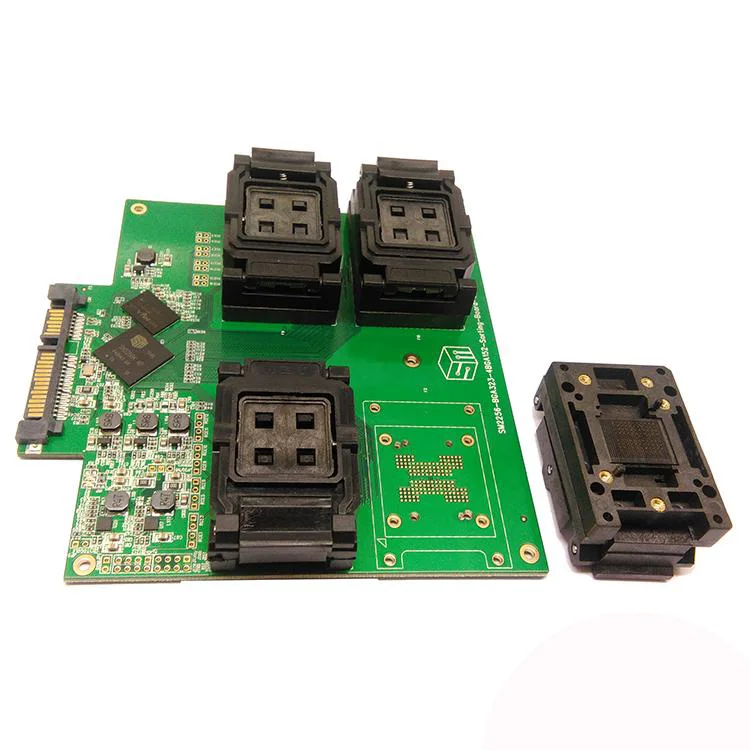 SSD NAND flash SM2256K тестовое решение контроллера для BGA152 132 88 pin флэш-памяти 4 в 1 тестовая печатная плата IC 12*18 или 14*18 мм