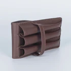 Высококачественная кожаная сумка для макияжа, чехол для ручки, карандаша, канцелярская коробка, кошелек, Новинка