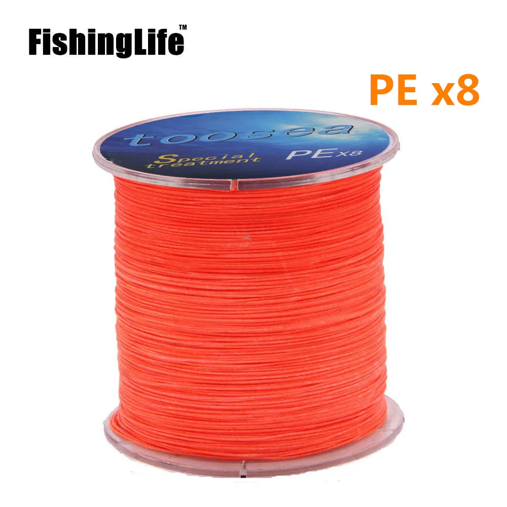 Рыболовная леска FishingLife 8 нитей 300 м сверхпрочная многонитевая пэ плетеная 20 анг.