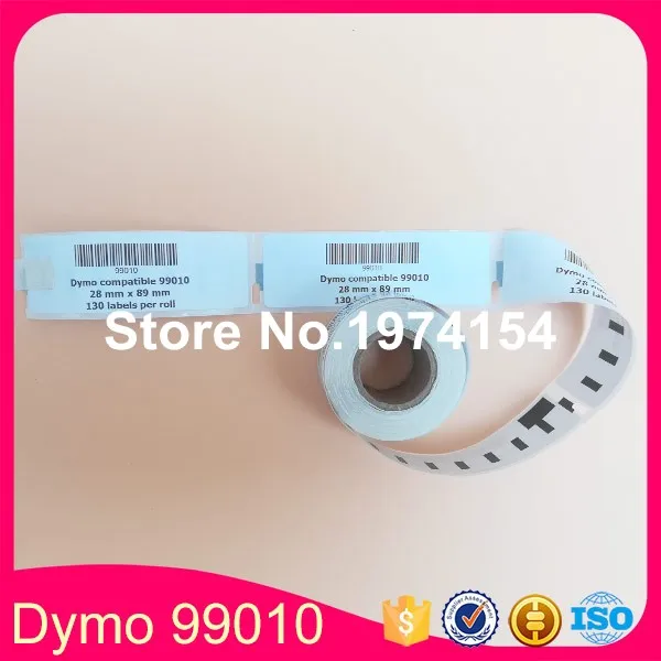 5 X rolls Compatible Dymo Labels 99010 28x89mm 130 per roll DYMO 9010 | Компьютеры и офис