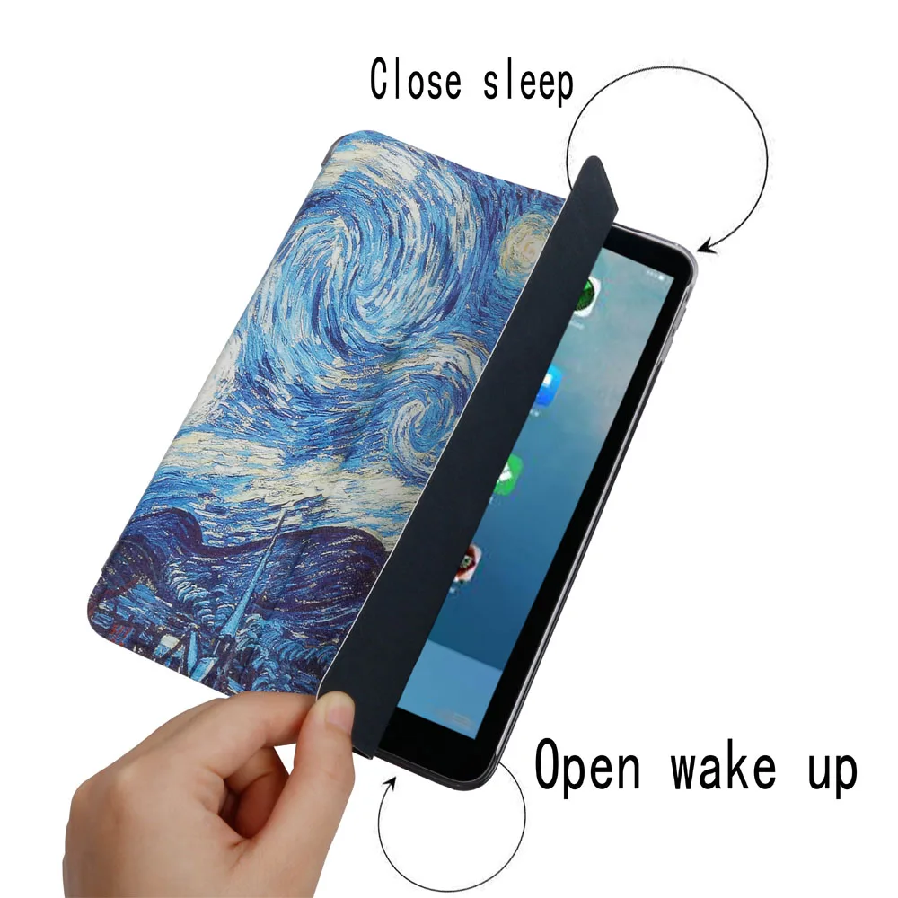 Модный чехол s с рисунком для Apple ipad Air 2 A1566 A1567 кожаный Fundas умный планшета 9 7 дюймов