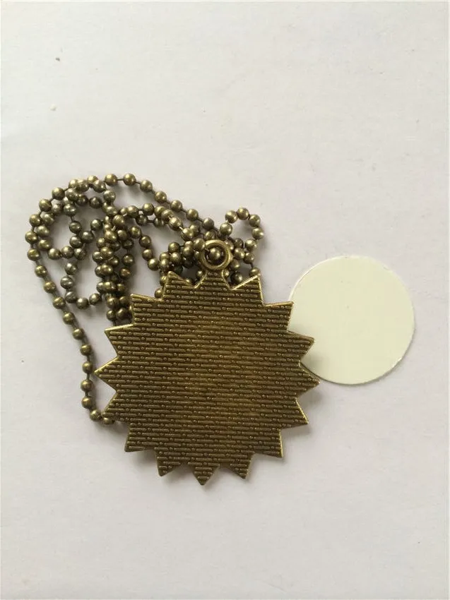 

sublimation blank keychains retro vintage metal Rome pattern key ring jewelry thermal transfer printing wholesale A4068