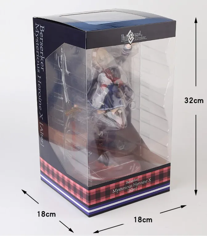 with box Fate/Grand Order Berserker загадочная героиня X Alter Stage 1 Ver. ПВХ фигурка модель FGO Коллекция фигурка кукла Рождественская игрушка B19 - Цвет: with box