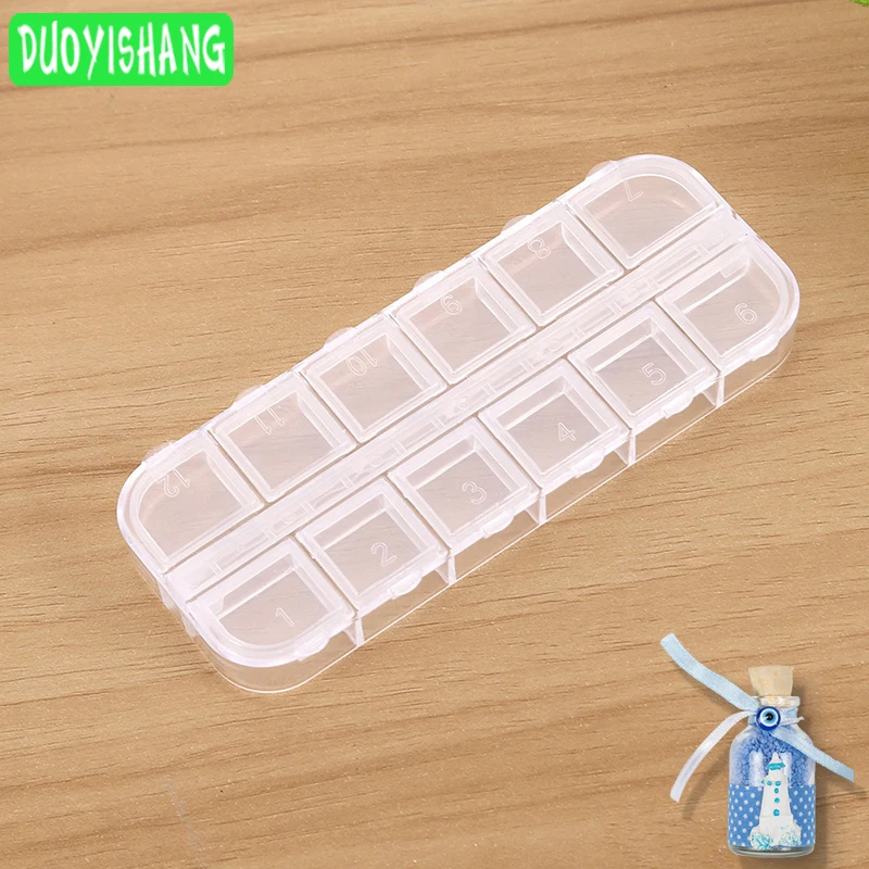 DUOYISHANG 12 слотов прозрачная пластиковая коробка для хранения DIY алмазная живопись