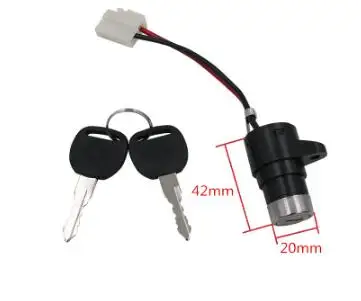 

Replacement Parts Ignition Switch Keys Lock for Electric Bike Scooters E-bike