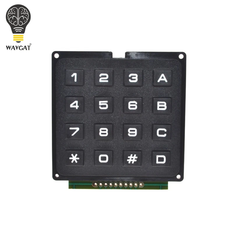 Модуль клавиатуры WAVGAT 4x4 матрица 16 клавиш 4*4 переключатель для Arduino|Интегральные
