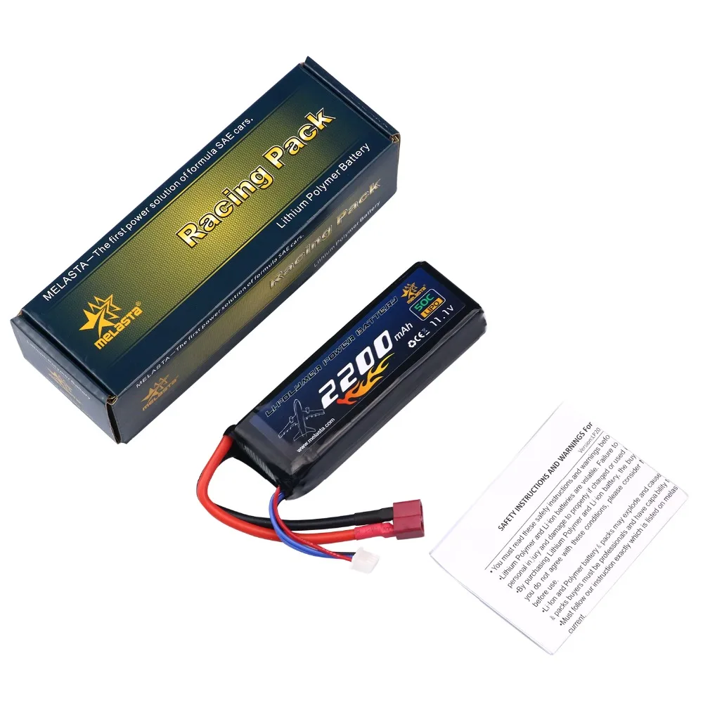 Melasta 3 S 11 1 V 2200 mAh 50C Lipo батарея RC с разъемом Deans-T для самолета вертолета лодки дрона