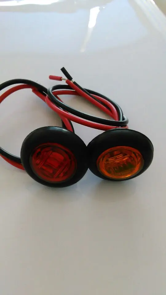 10X red Emark E50 10 30 в 0 75 "3/4 дюйма герметичный светодиодный фонарь для грузовика