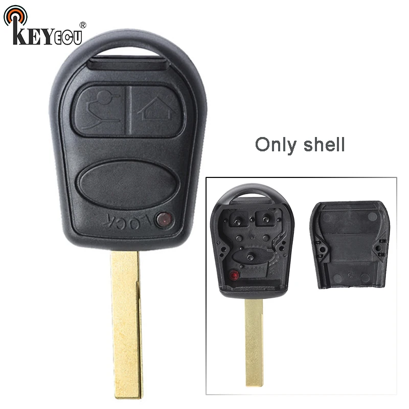 KEYECU for Land Rover Range L322 HSE Vogue New Replacement 3 Button Remote Key Shell Case Blank Fob Only | Автомобили и мотоциклы