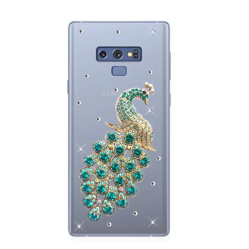 Прозрачный чехол бабочка любовь для Samsung galaxy Note 9 8 S9 S8 A6 A8 2018 J4 Plus J6 J8 J2 Core J7 Neo J3 J5 2017