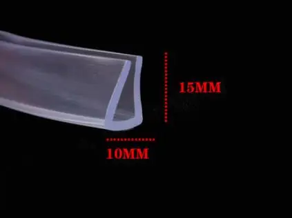 Фотообои 2 м/U образная Силиконовая Резиновая Дверь для душевой комнаты и