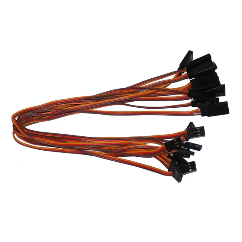 10 шт./лот 300 мм 30 см 60 26AWG RC сервоудлинитель свинцовый кабель для Futaba JR штекер