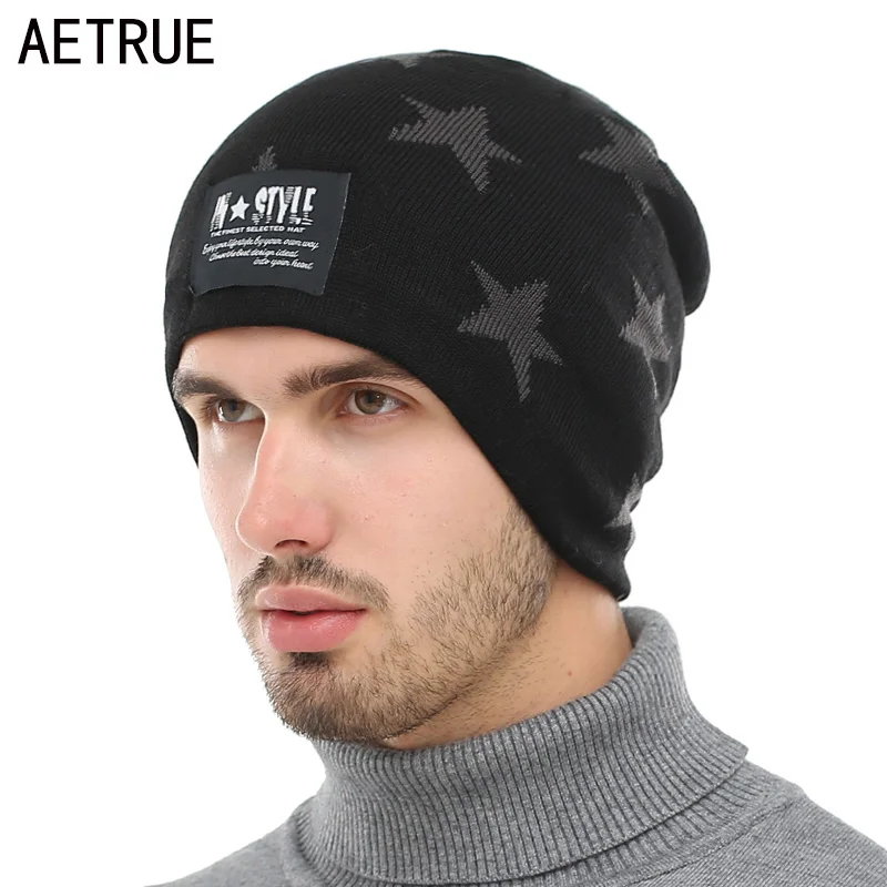 

Модные вязаные шапочки бини мужские зимние шапки для мужчин вязаная шапка женская шапка мужская Gorros маска брендовая зимняя шапка мужская ш...