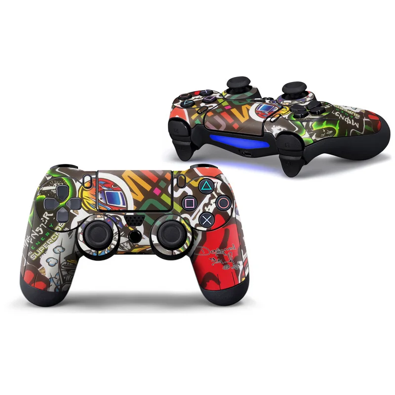 5 Мультяшная Виниловая наклейка для sony Playstation 4 контроллер Защитная крышка наклейка для PS4 Геймпад наклейка аксессуары - Цвет: 5