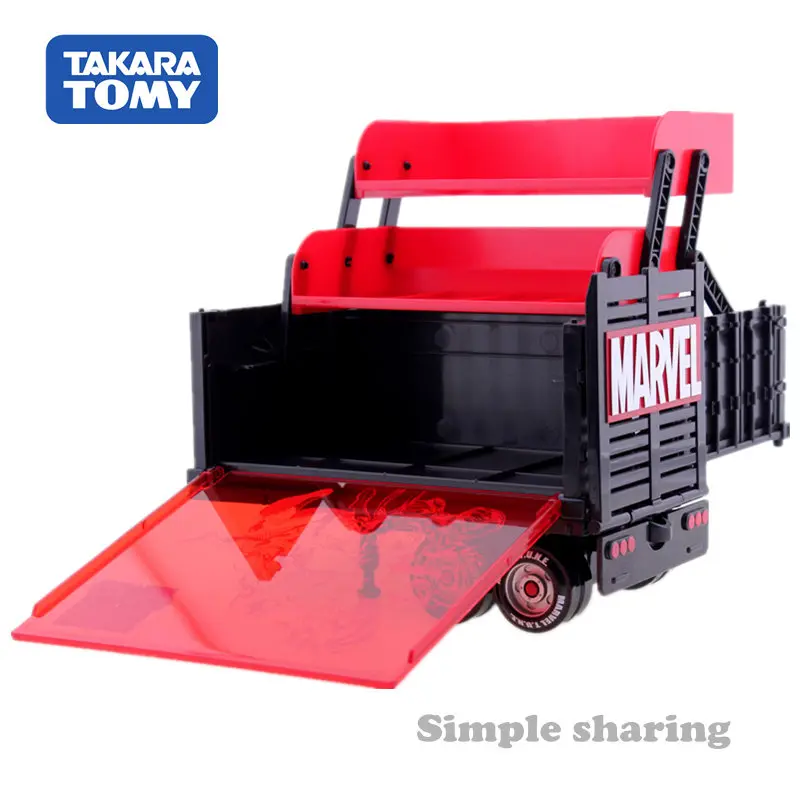 

Takara Tomy Tomica Disney Pixar Motors Marvel Comic TUNE Mega Carry Diecast Truck Carrier Anime Figure Baby Car Toy