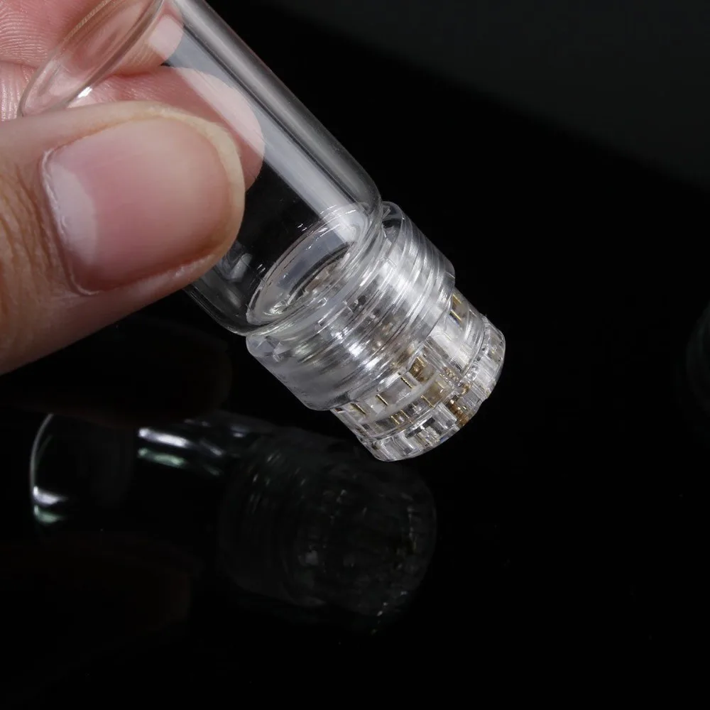 Micro Stamp Therapy HYDRA Needle 20 MICRO TITANIUM APPLICATOR BOTTLE for Hyaluronic Acid Essence Skin care | Красота и здоровье
