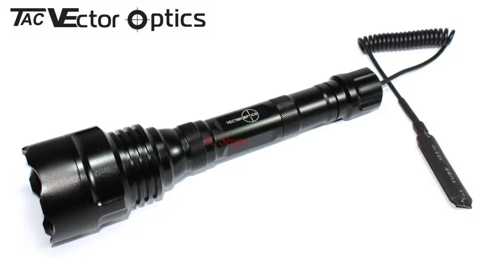 Светодиодный тактический фонарь Vector Optics Longbowman Cree R2 440 люмен перезаряжаемый для