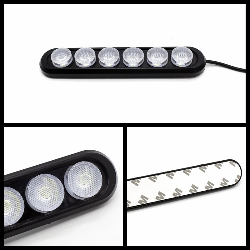 Дневные ходовые огни Tak Wai Lee 2x6 LED s 14 5 см 12 В постоянного тока водонепроницаемые