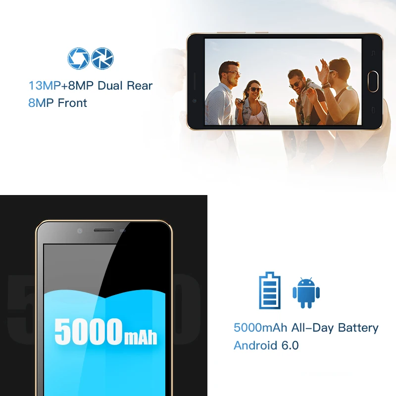 KENXINDA S9 4G Phablet 5 дюймов Android 7 0 MTK6737 четырехъядерный 2 Гб ОЗУ 16 ПЗУ 13.0MP + 8.0MP мобильный