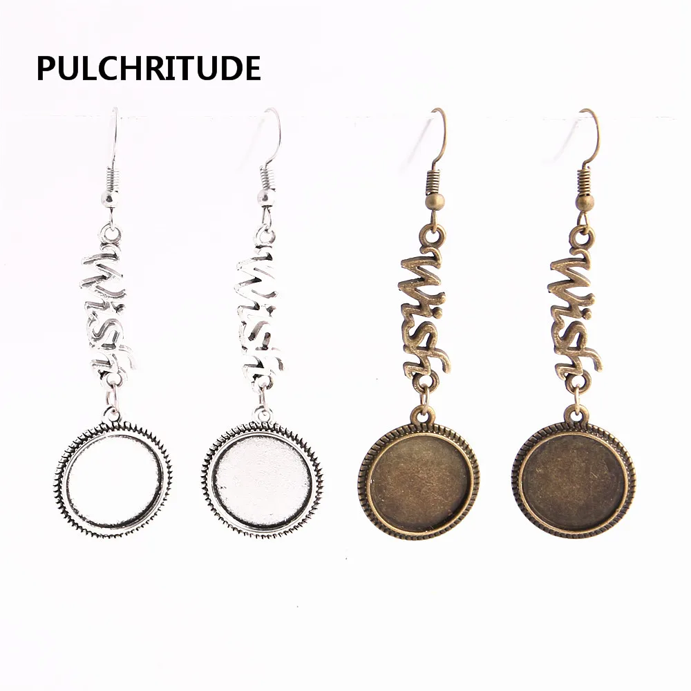 PULCHRITUDE 12 шт./лот металлический сплав Цинковый Шарм подходит для круглого кабошона