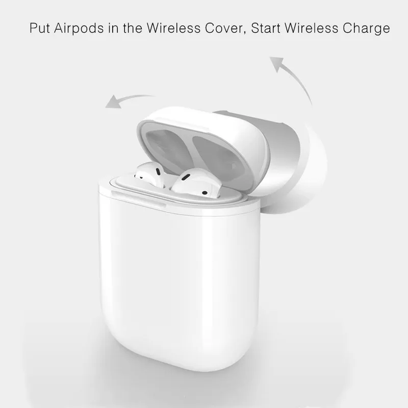 SZYSGSD для Apple Airpods Беспроводной Зарядное устройство чехол для Airpods Беспроводной зарядки приемник Крышка для Airpods Зарядное устройство защиты чехол