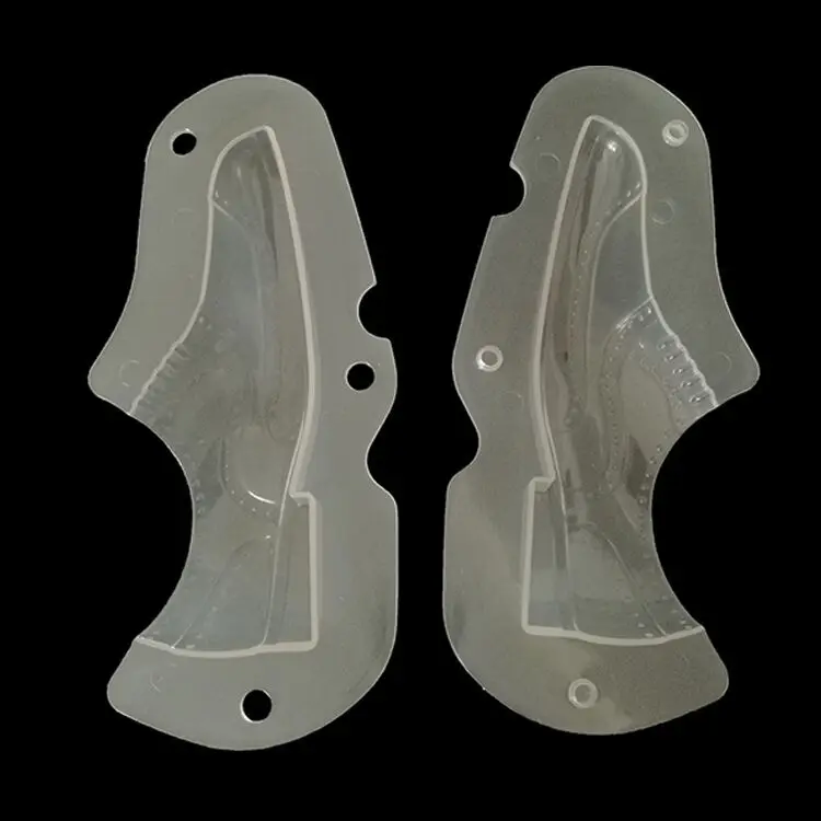 Новый дизайн 3D мужская обувь форма пластиковая шоколадная поликарбонатные формы