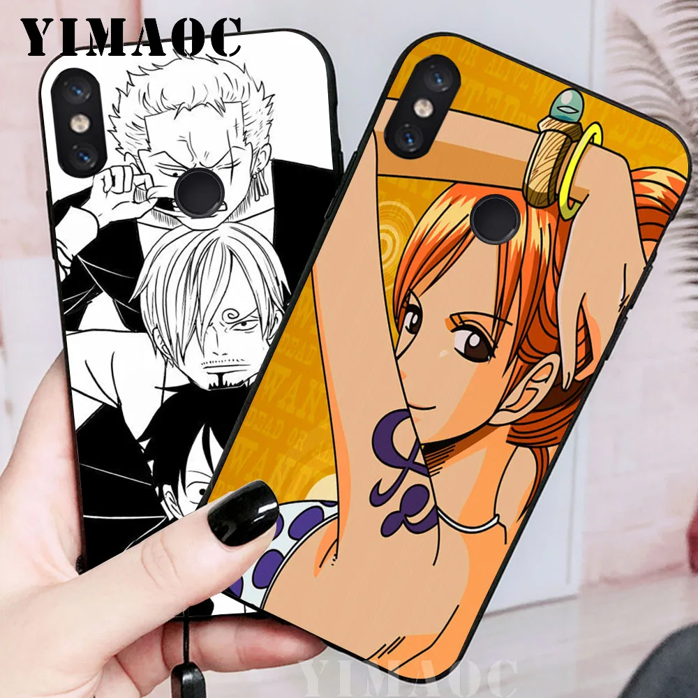 YIMAOC Anime One Piece Soft Case for Xiaomi Mi5 Mi5S Mi6 Mi9 Mi8 Lite SE A1 A2 Pocophone F1 MAX 3 |