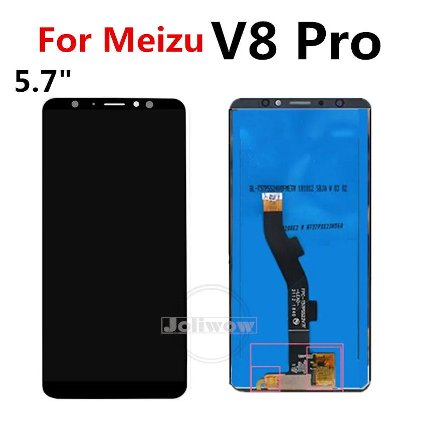 Черный 5 дюймовый ЖК дисплей для Meizu V8 Φ 4 Гб 64 M8 Pro LCD|Экраны мобильных телефонов| |