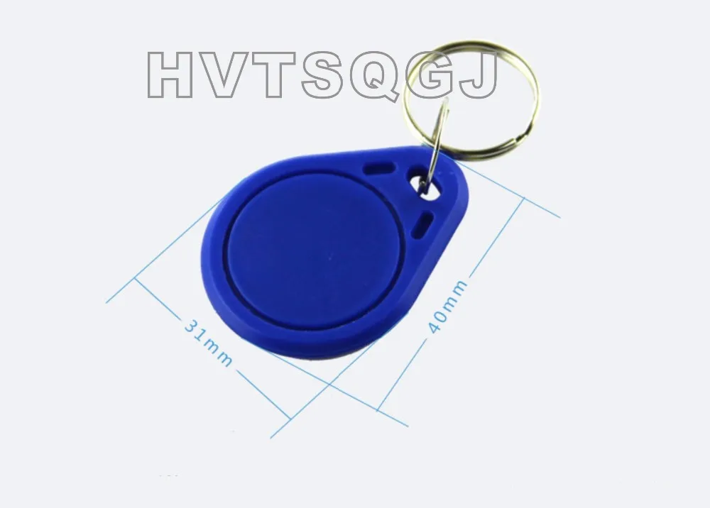 

100pcs/lot Free shipping Custom Printed 125KHz T5577 Proximity Rfid Keyfob
