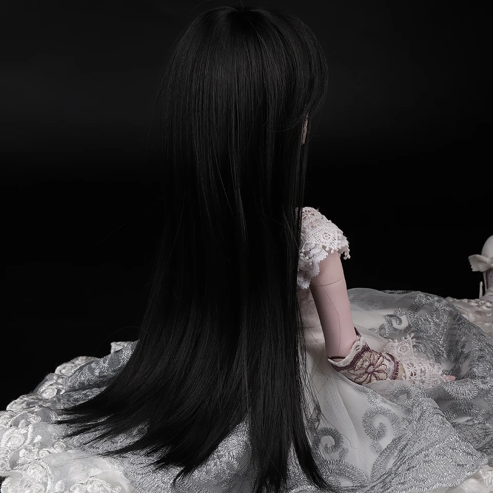 Cataleya 1/3 1/4 BJD волосы высокая температура длинные серые прямые и Курчавый BJD парик SD для BJD куклы