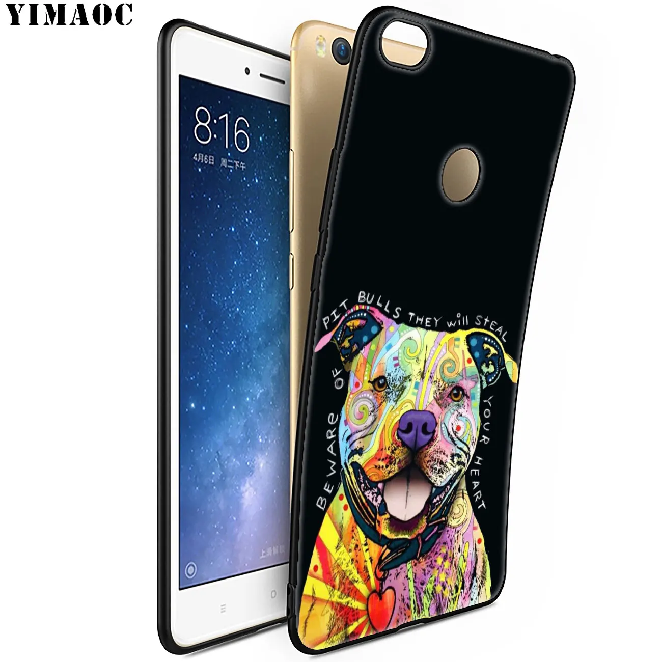 YIMAOC Pitbull dog Мягкий силиконовый чехол для телефона Xiaomi MI 10 9 9T CC9 CC9E A3 Pro 8 SE A2 Lite A1 Mi10 Mi9