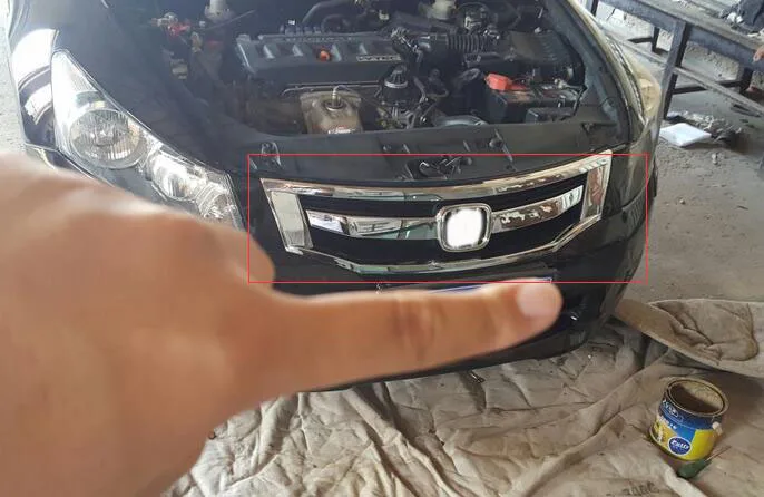 Передняя решетка бампера для Honda accord 2008 2011 ABS OEM спортивный стиль|bumper grille|front bumper