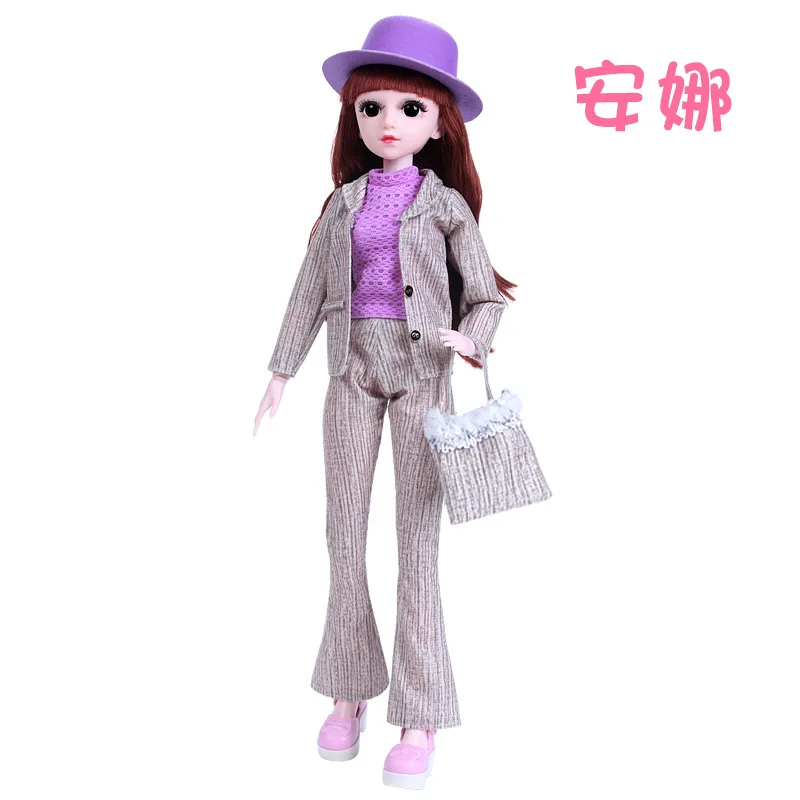 1 комплект кукла 1/3 BJD с модной кукольной одеждой повседневной одежды пальто штаны