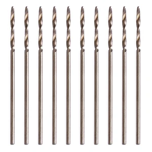 10 шт.компл. 1 мм M35 треугольный Хвостовик HSS-Co Кобальт спиральное сверло